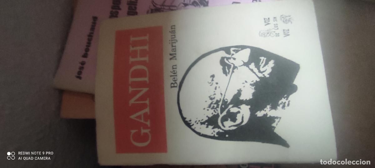 Second hand books: Gandhi. Voz de los sin voz. Bel&eacute;n Mariju&aacute;n. Movimiento Cultural Cristiano. Madrid 1993 libro