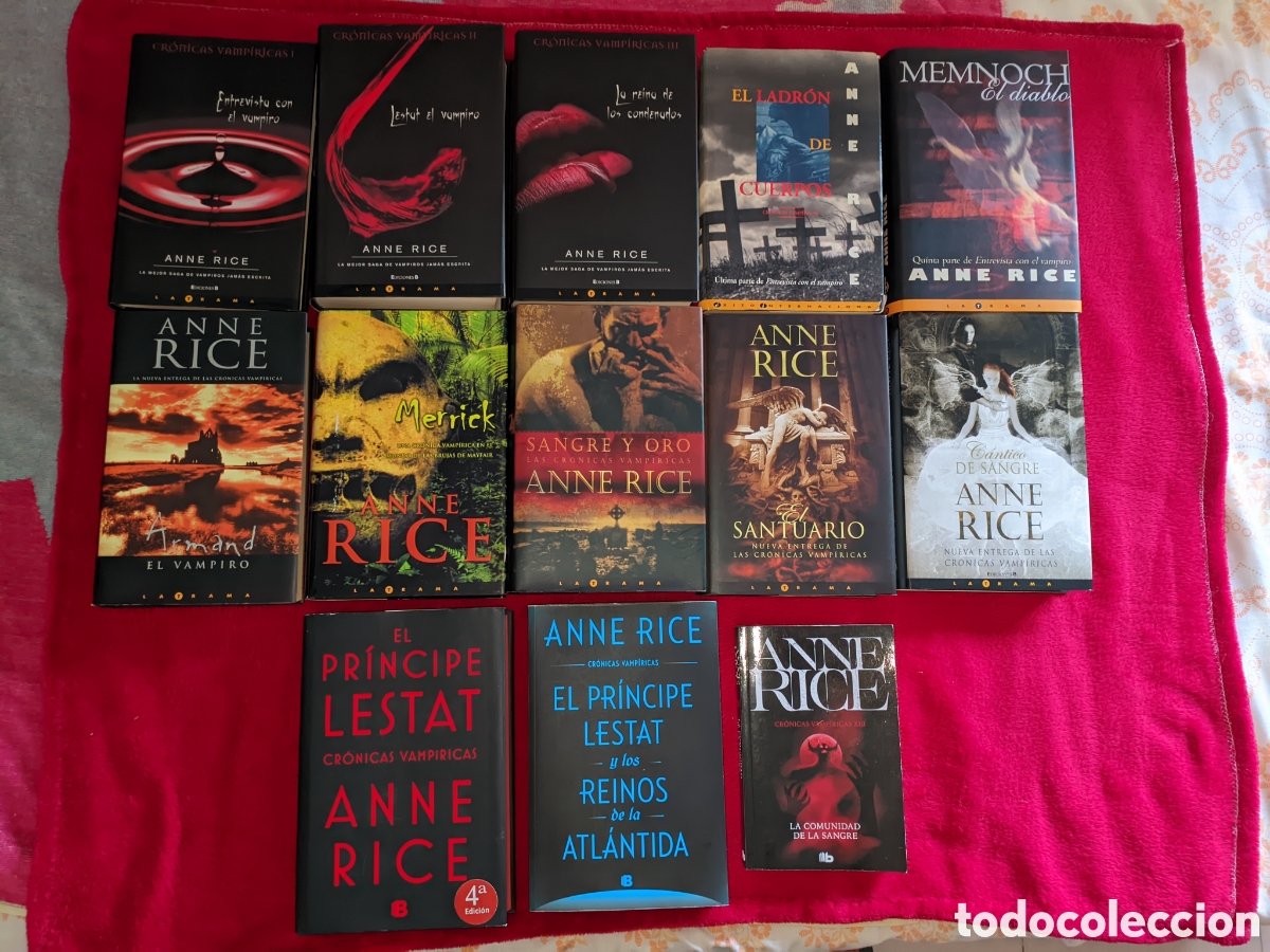 Libros de segunda mano: // Cr&oacute;nicas Vamp&iacute;ricas completas,Anne Rice. 13 tomos (Ediciones B/La Trama)
