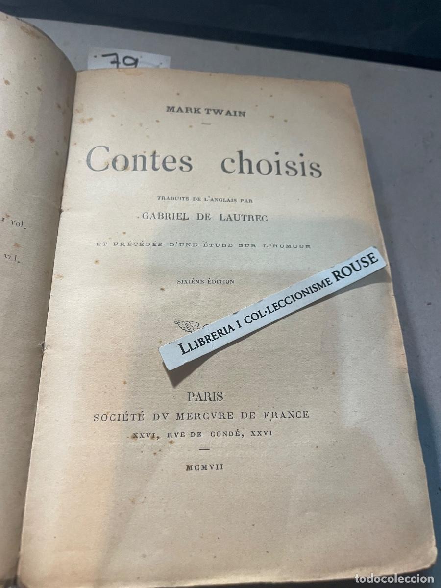 Livres d'occasion: CHINA - MARK TWAIN - CONTES CHOISIS TRADUITS DE L'ANGLAIS PAR GABRIEL DE LAUTREC - MCMVII - PARIS