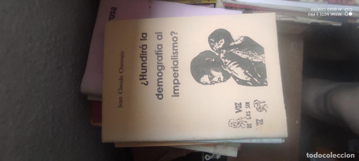 Libros de segunda mano: Hundir&aacute; la demograf&iacute;a del imperialismo ? Jean Claude Chesnais 1992 Voz de los sin voz n&ordm; 136 libro