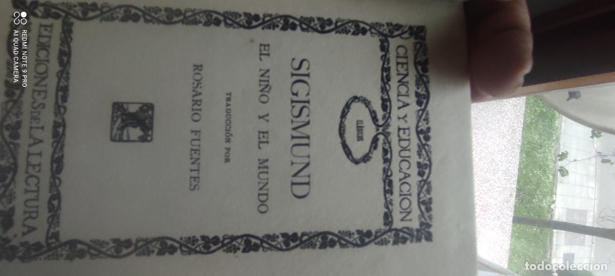 Libros de segunda mano: Sigismund. El ni&ntilde;o y el mundo