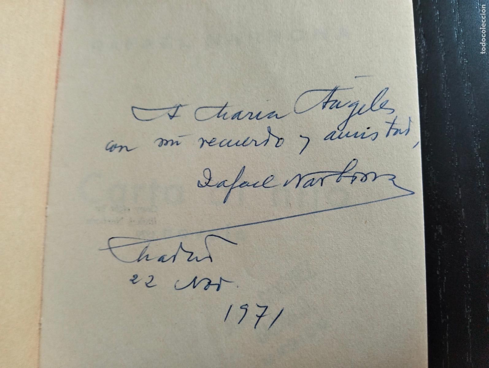 Libros de segunda mano: Dedicado por el Autor. Literatura. Carta al Hijo, Rafael Narbona, ed. Quevedo, 1971. VISITA CATALOGO