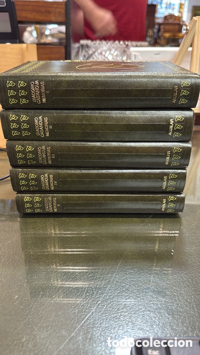 Libros de segunda mano: 5 TOMOS GIACOMO CASANOVA