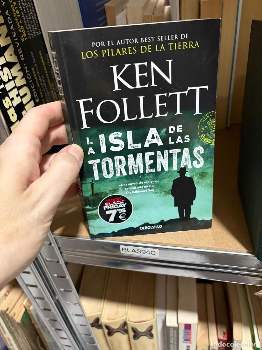 Libros de segunda mano: BLAS94C Ken Follett &mdash; La isla de las tormentas &mdash; Debolsillo.
