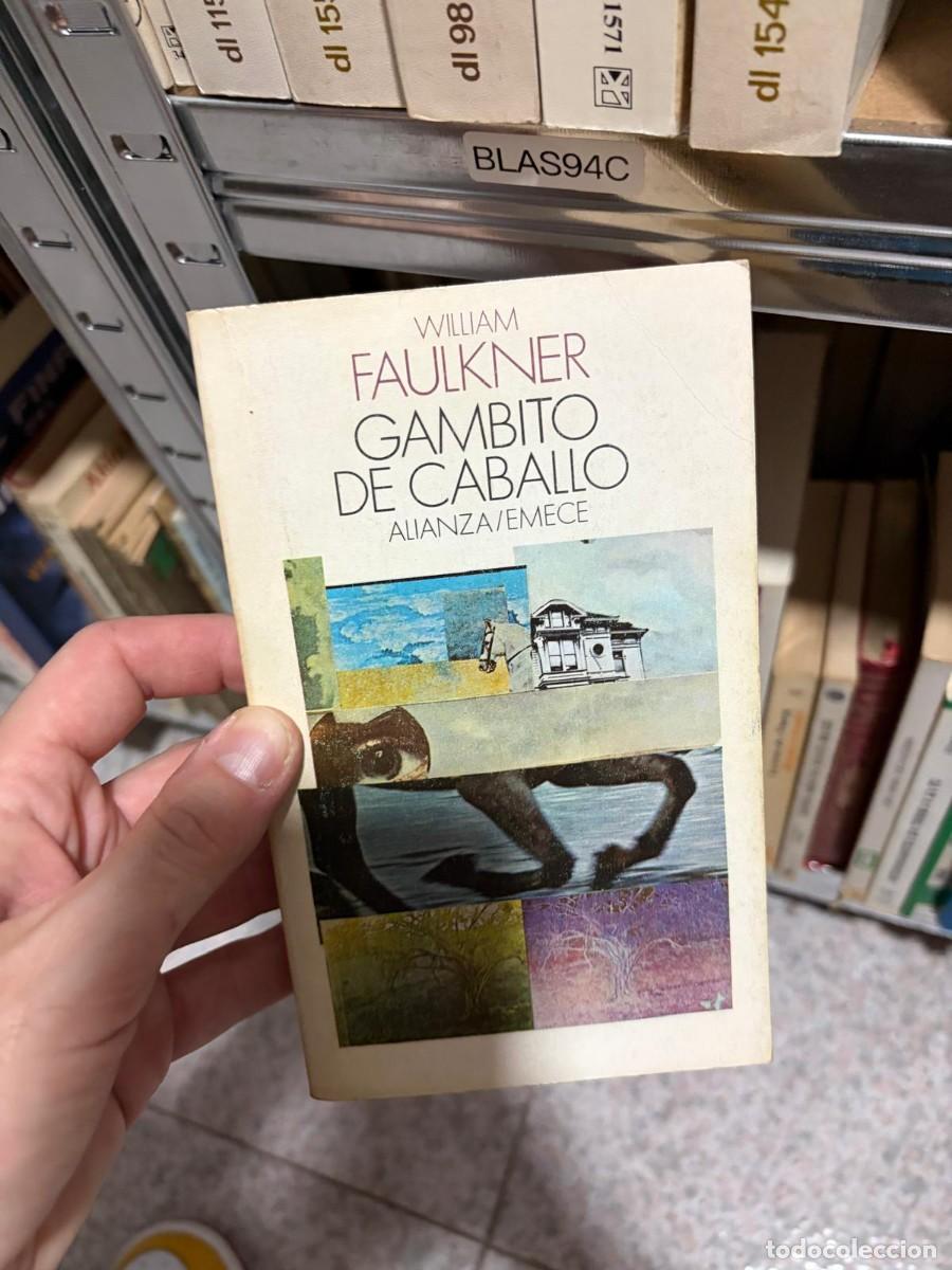 Libros de segunda mano: BLAS94C William Faulkner &mdash; Gambito de caballo &mdash; Alianza/Emec&eacute;.