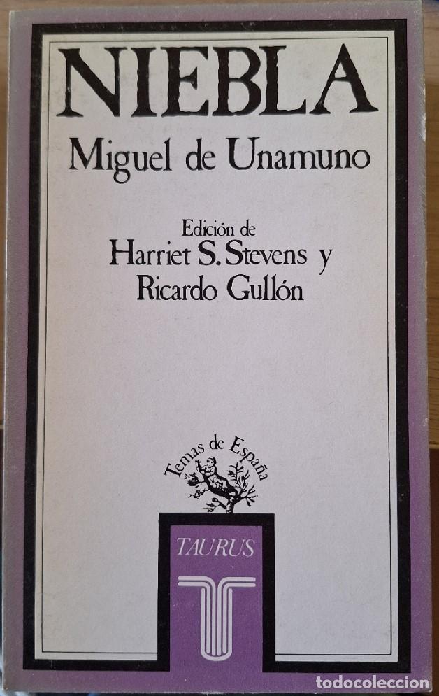 Libros de segunda mano: NIEBLA (NIVOLA). EDICION DE HARRIET S. STEVENS Y RICARDO GULLON. - UNAMUNO, Miguel de.