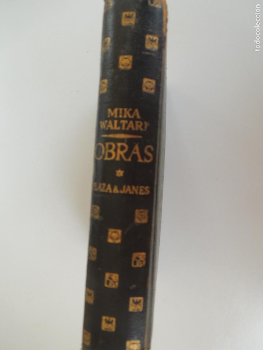 Second hand books: MIKA WALTARI - OBRAS - PLAZA & JAN&Eacute;S 1&ordf; ED. 1961.