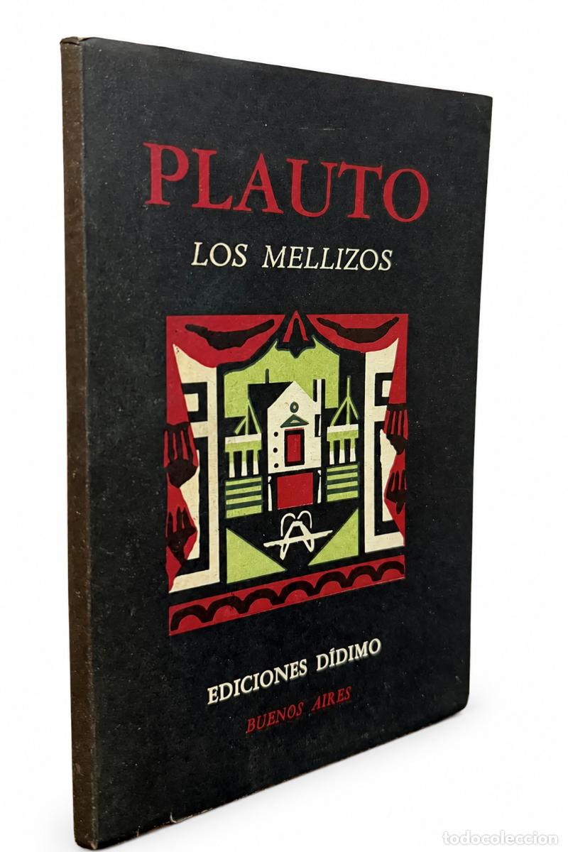 Libros de segunda mano: PLAUTO &ndash; LOS MELLIZOS &ndash; EDICIONES D&Iacute;DIMO &ndash; 1957
