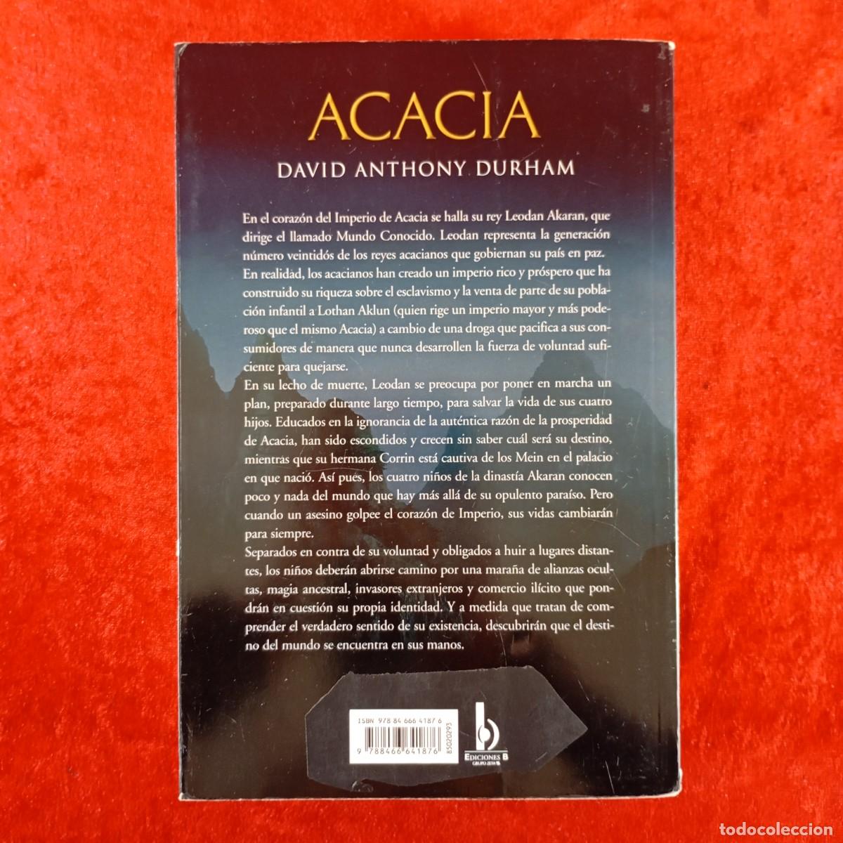 Libros de segunda mano: ACACIO - DAVID ANTHONY DURHAM - EDICIONES B - 2010 / 1970 - Foto 2