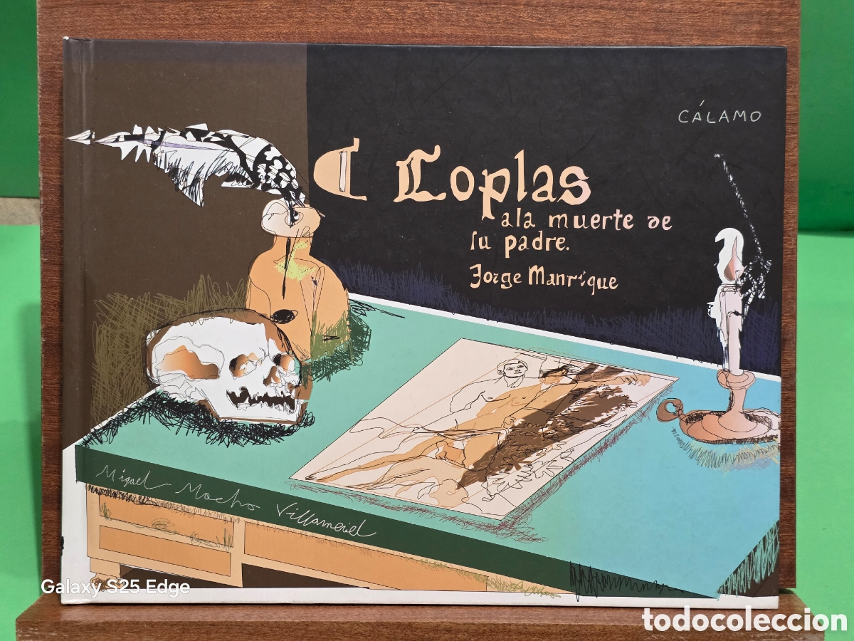 Libros de segunda mano: &rdquo;&rdquo;COPLAS A LA MUERTE DE SU PADRE&rdquo;&rdquo;...JORGE MANRIQUE...EDICIONES C&Agrave;LAMO...2020...ILUS. MIGUEL MACHO..