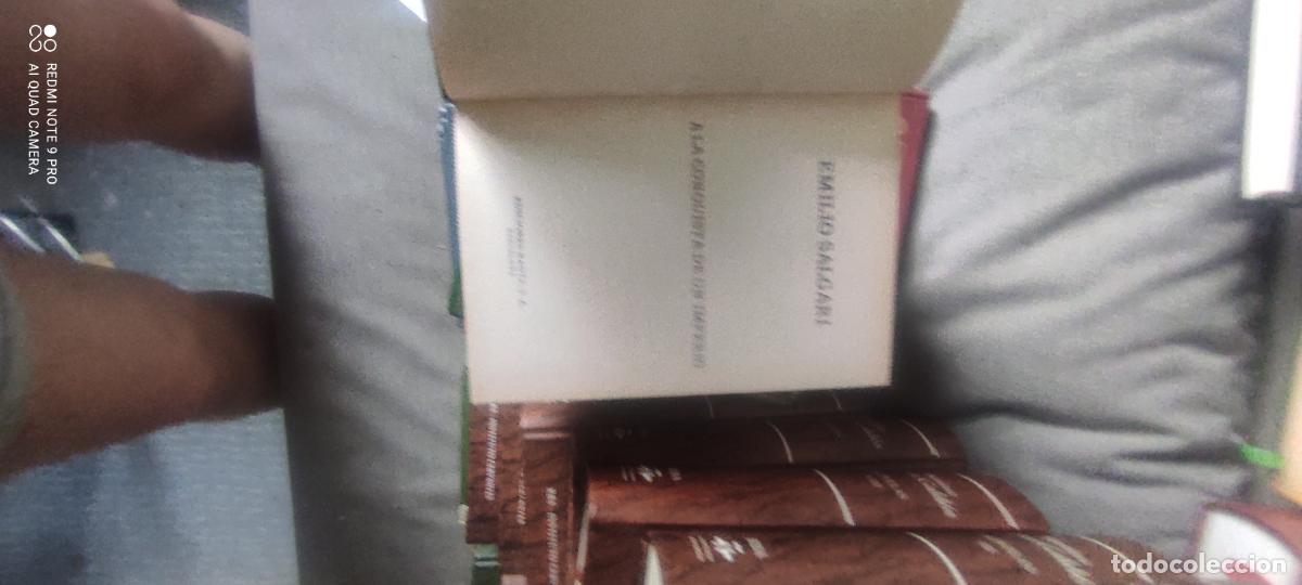 Libri di seconda mano: A la conquista de un imperio. Emilio Salgari. Tapa dura. Ediciones Nauta