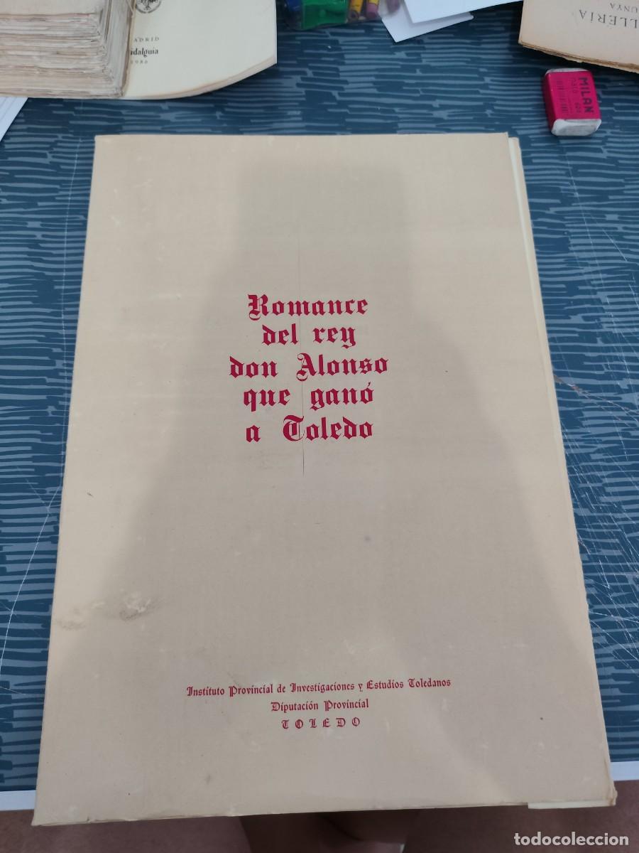 Libros de segunda mano: ROMANCE DEL REY DON ALONSO QUE GANO TOLEDO,FASCIMILES TOLEDANOS,59 P&Aacute;GINAS.