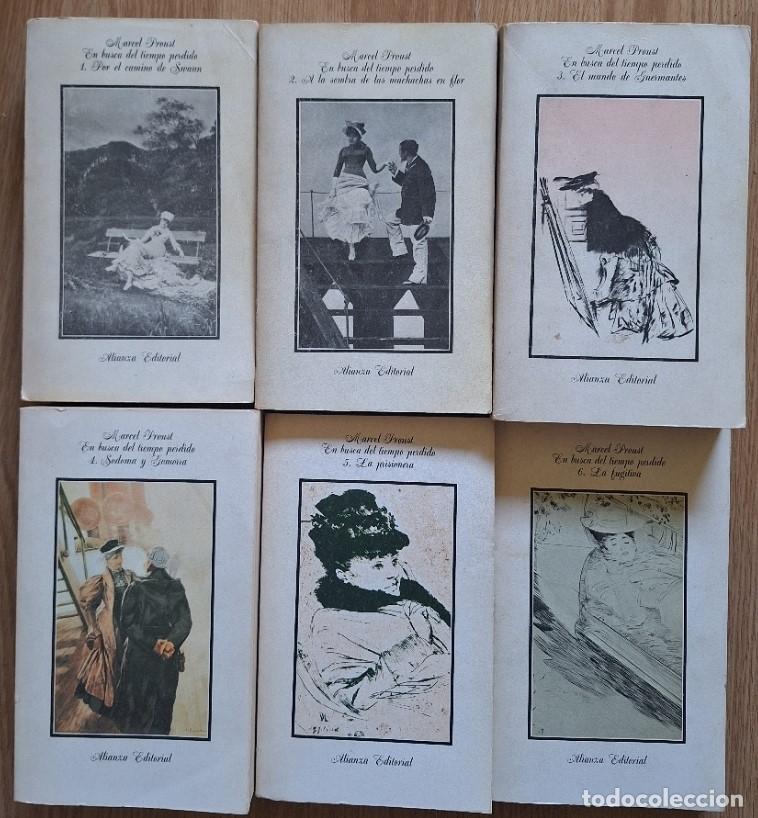 Libros de segunda mano: EN BUSCA DEL TIEMPO PERDIDO. 6 TOMOS (FALTO DEL TOMO 7). 1. POR EL CAMINO DE SWANN. 2. A LA SOMBRA D