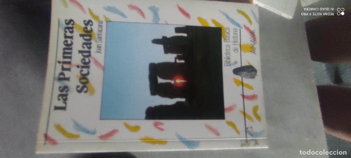 Libros de segunda mano: LAS PRIMERAS SOCIEDADES - JOAN SANTACANA
