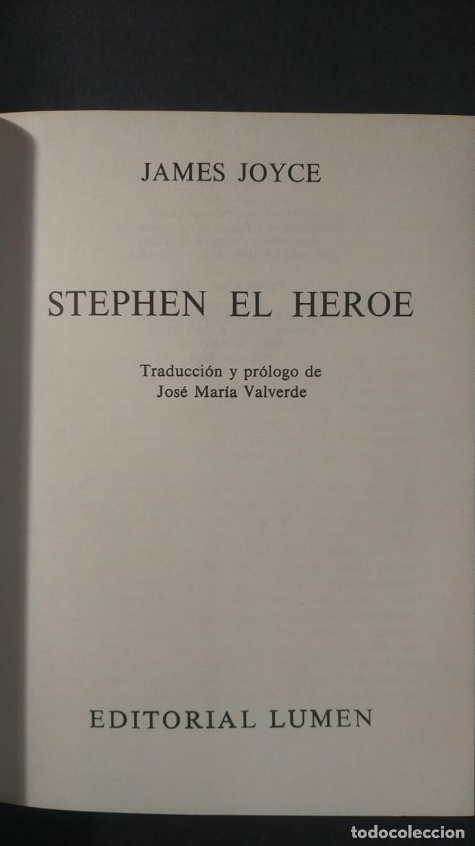 Libros de segunda mano: STEPHEN EL HEROE- JAMES JOYCE - Foto 4