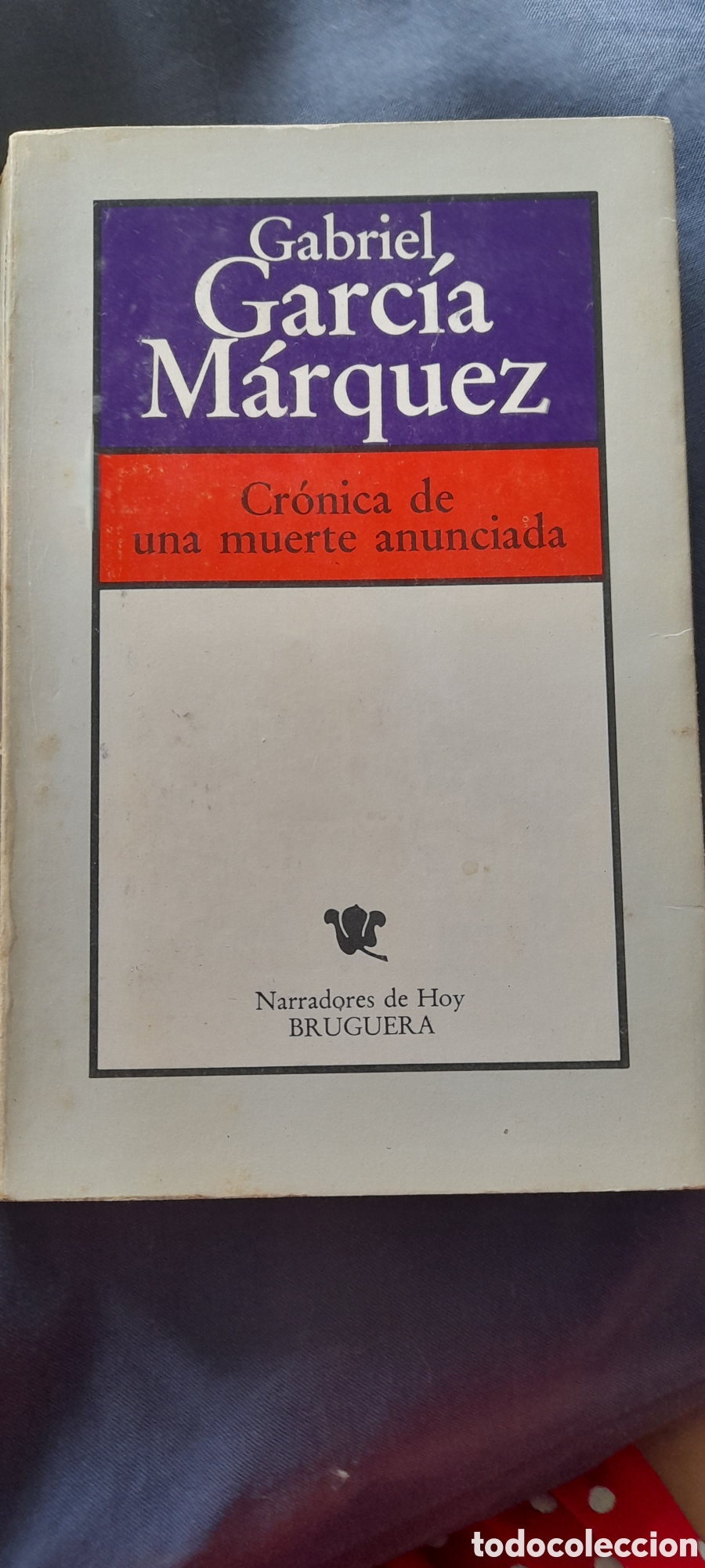 Libros de segunda mano: Cr&oacute;nica de una muerte anunciada. Gabriel Garc&iacute;a M&aacute;rquez