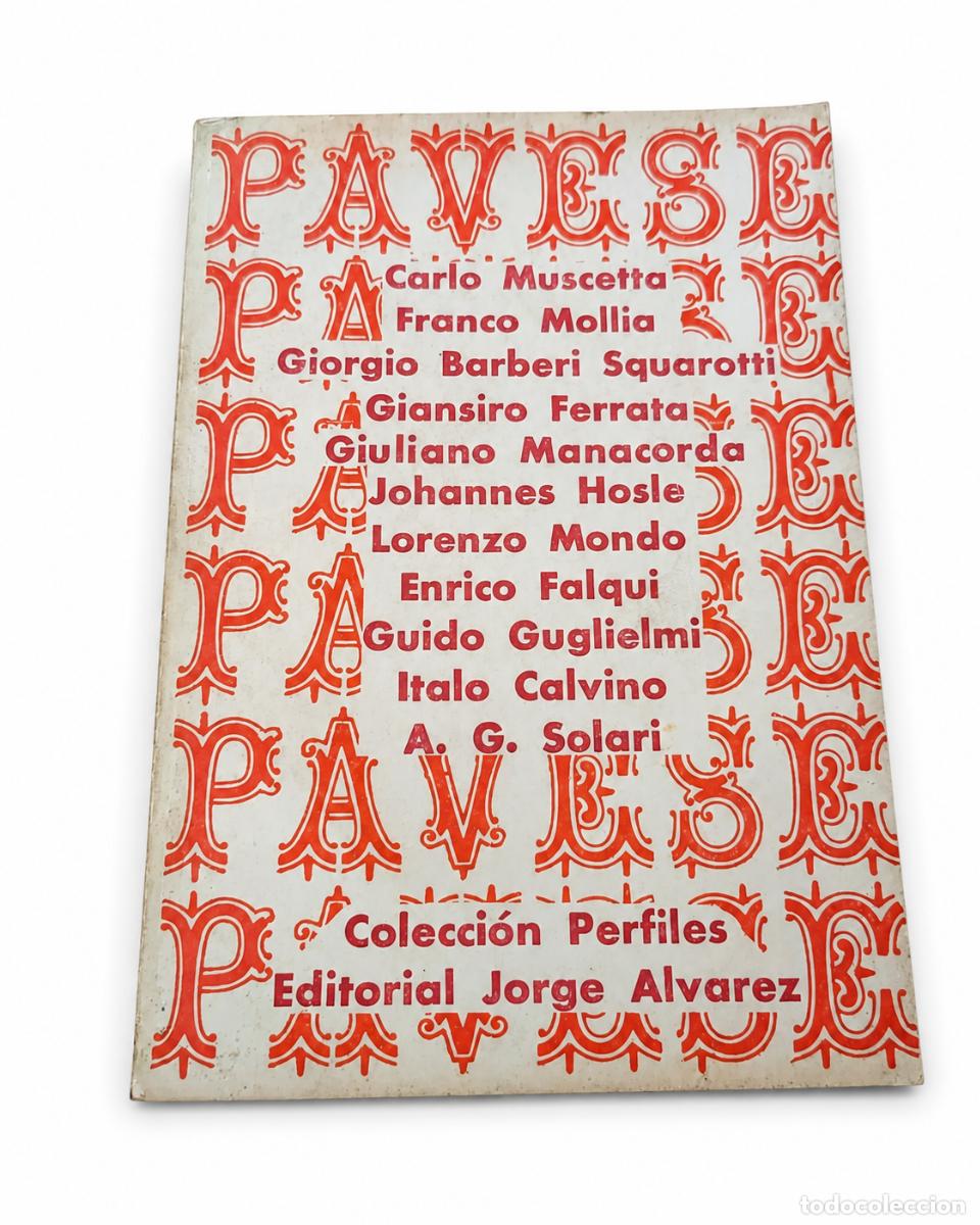 Libros de segunda mano: VARIOS AUTORES &ndash; PAVESE &ndash; EDITORIAL JORGE &Aacute;LVAREZ &ndash; 1970 LM
