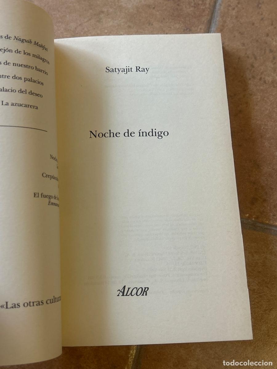 Libros de segunda mano: Noche de &Iacute;ndigo - Satyajit Ray - Foto 3