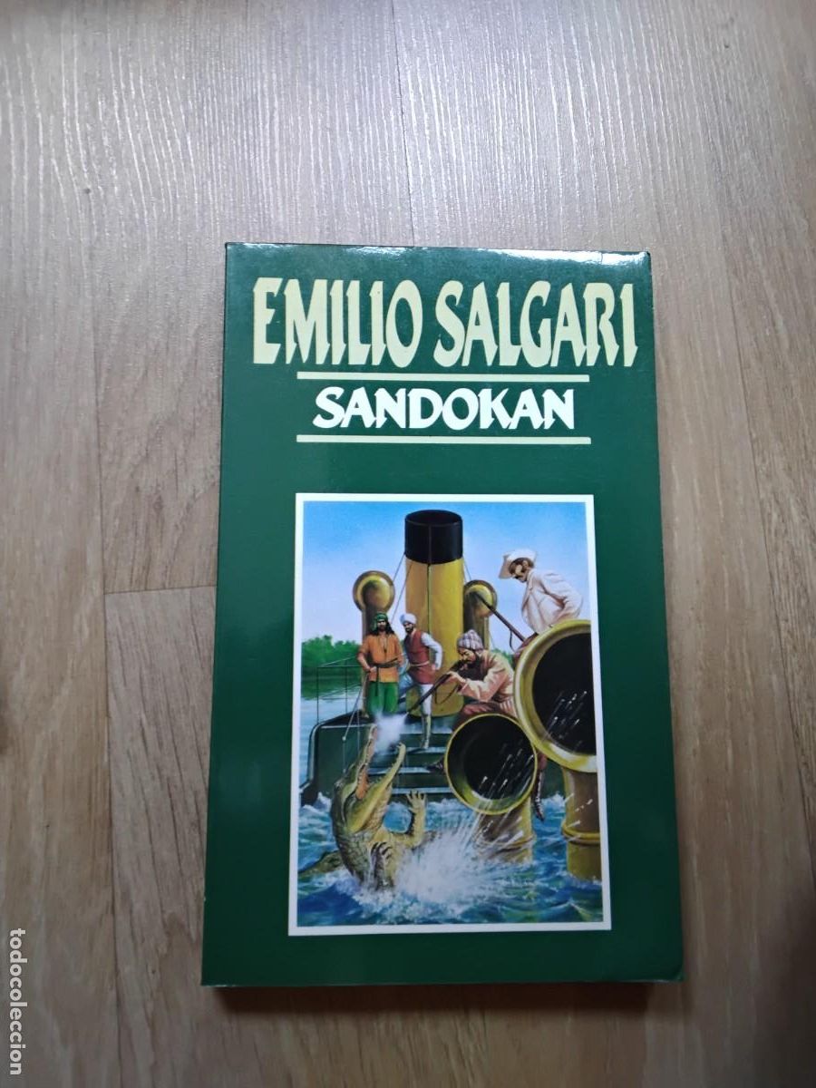 Libros de segunda mano: SANDOKAN. EMILIO SALGARI. EDICIONES ORBIS. 1987.