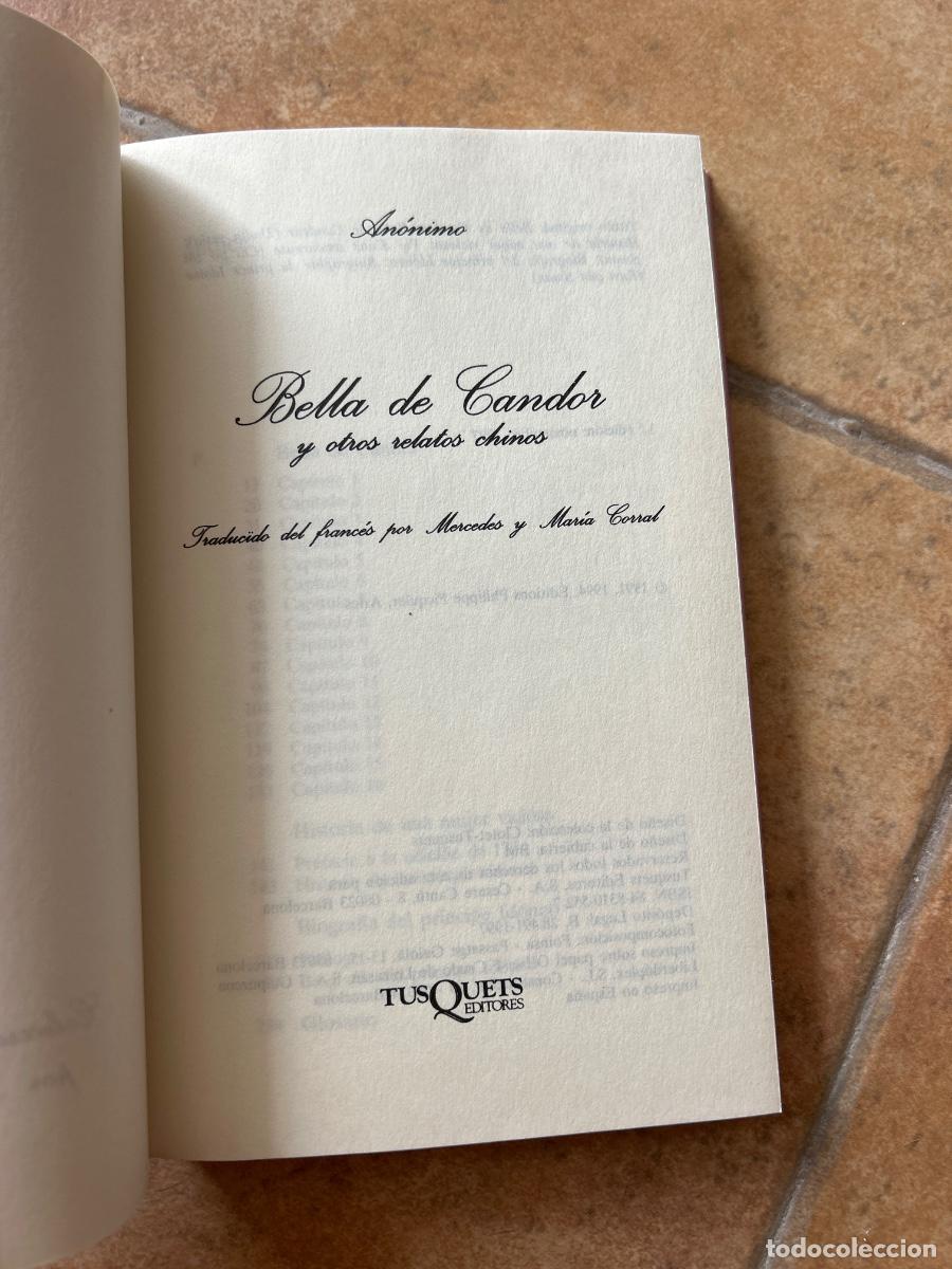 Libros de segunda mano: Bella de candor - An&oacute;nimo - Foto 3