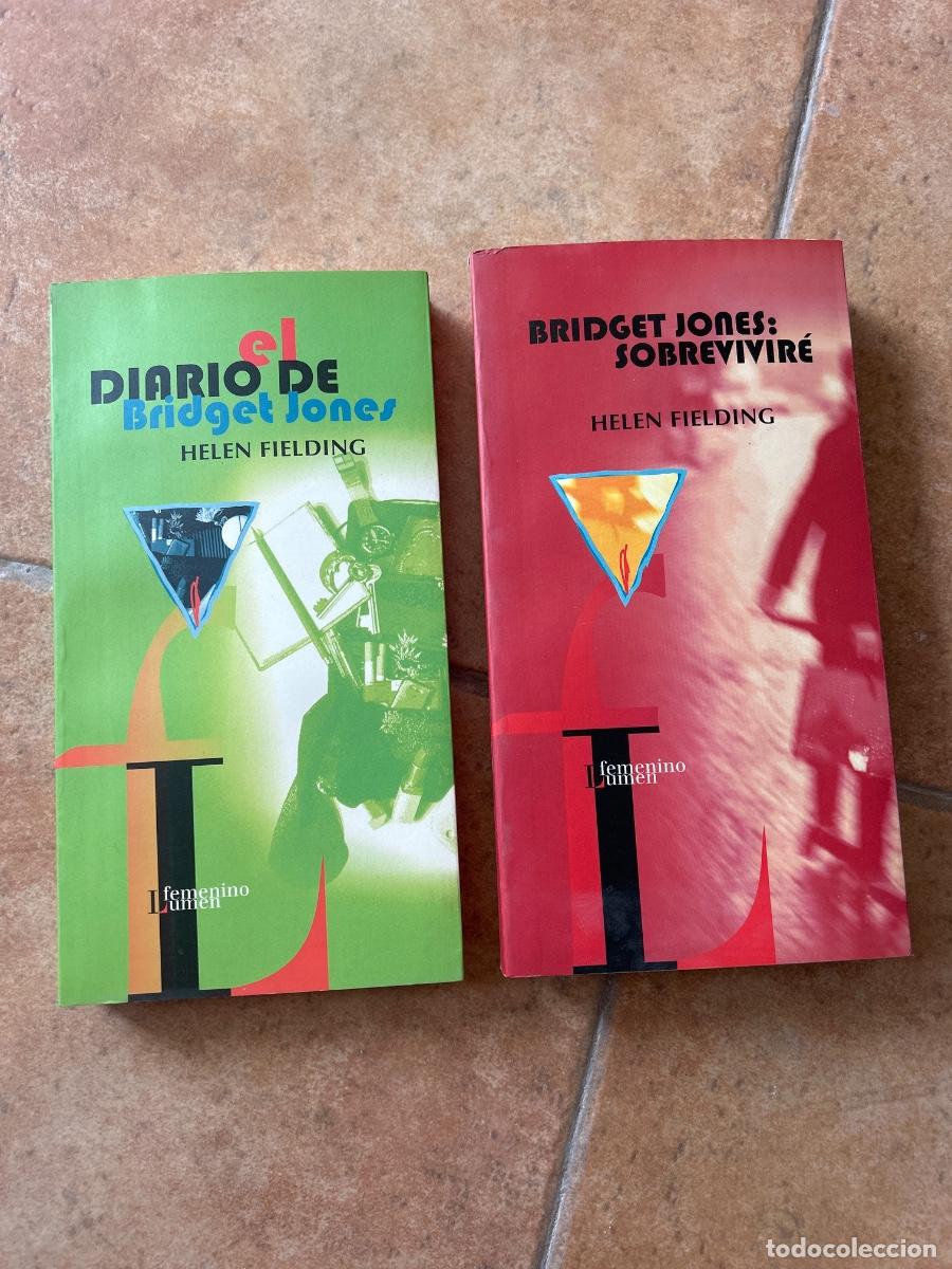 Libros de segunda mano: El diario de Bridget Jones + Sobrevivir&eacute; - Helen Fielding