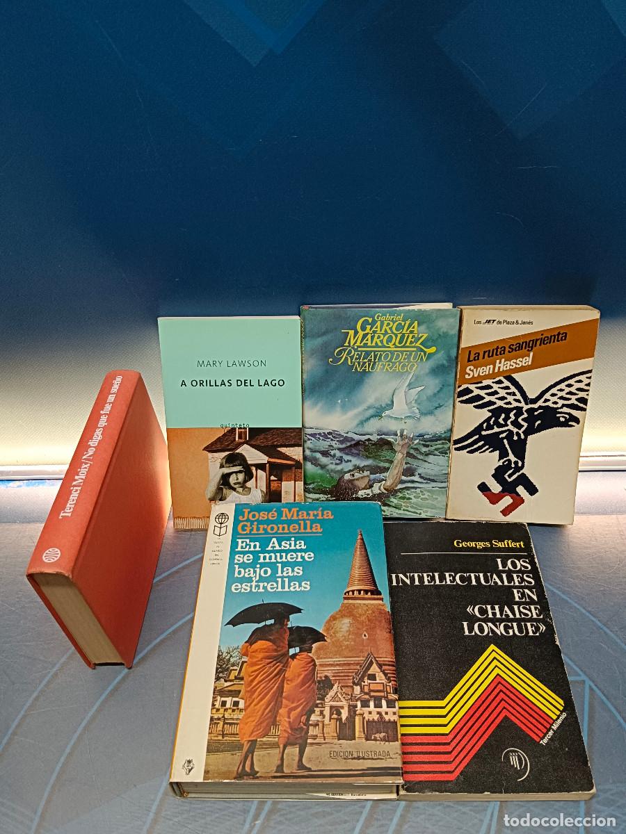 Libros de segunda mano: 6 novelas, best sellers, Relatos de un naufrago, La ruta sangrienta, A orillas del lago y mas