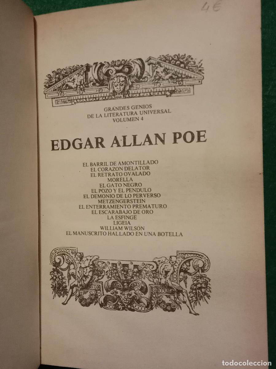 Libros de segunda mano: Edgar Allan Poe - Narraciones Extraordinarias - Edit. Club Internacional del Libro. 1992