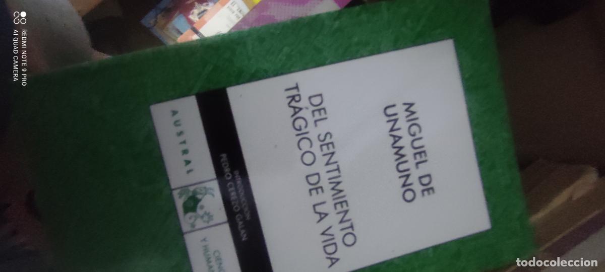 Libros de segunda mano: Miguel de Unamuno. Del sentimiento tr&aacute;gico de la vida. Austral