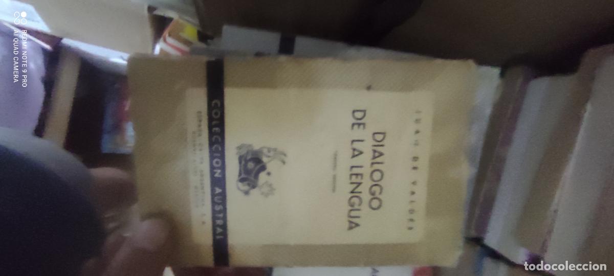 Libros de segunda mano: Vald&eacute;s. Di&aacute;logo de la lengua. Austral