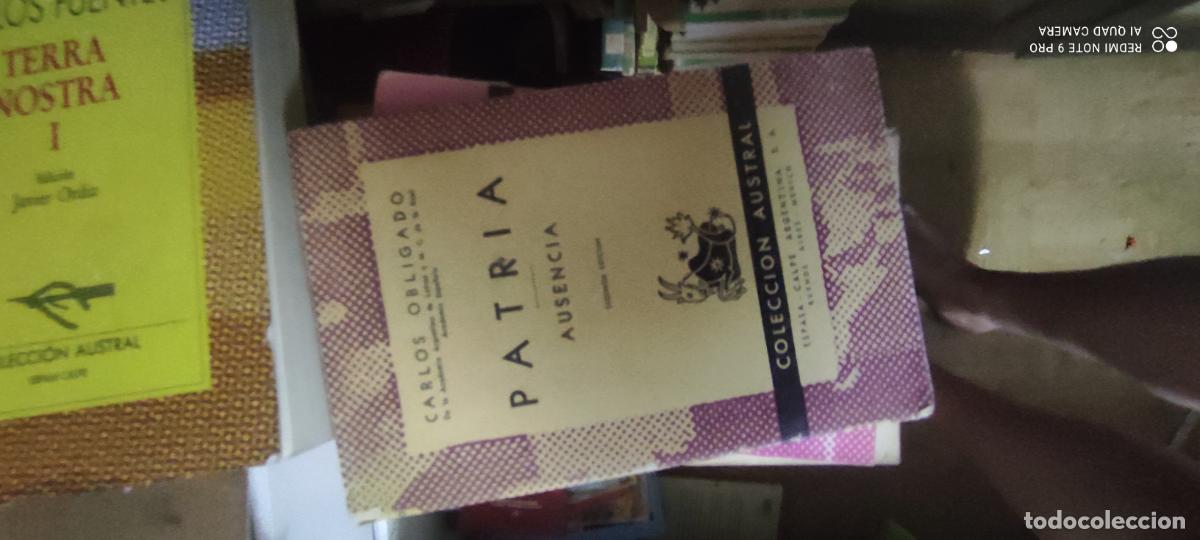 Libros de segunda mano: Carlos Obligado. Patria/ Ausencia. Austral