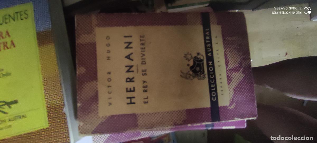 Libros de segunda mano: Victor Hugo. Hernani/ El rey se divierte. Austral