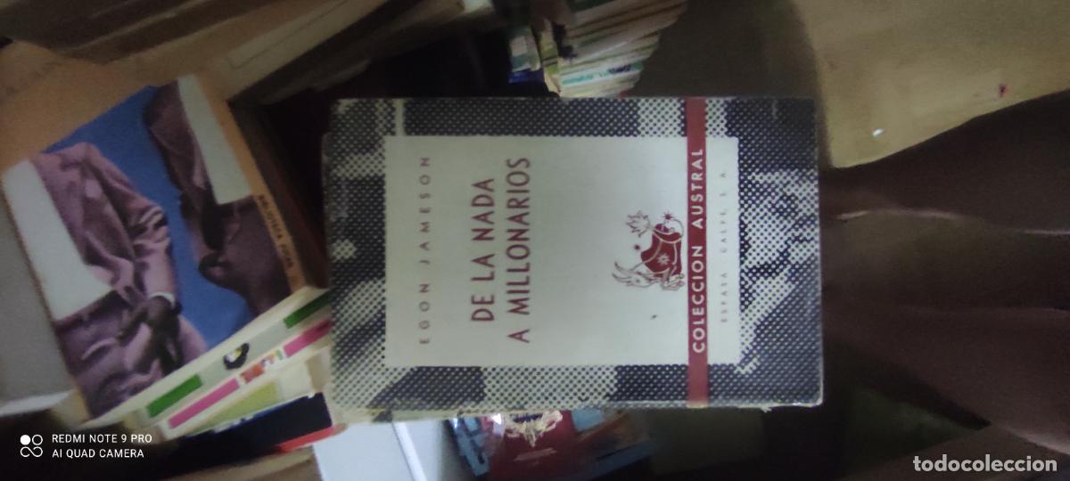Libros de segunda mano: De la nada a millonarios. Egon Jameson. Colecci&oacute;n Austral n&ordm;93 5&ordf;Ed. 1961 Espasa Calpe