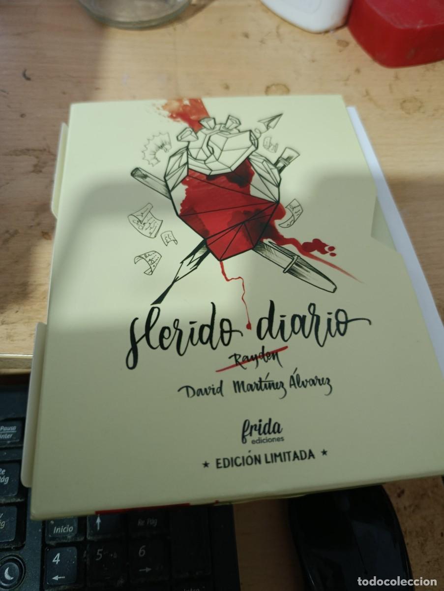Libros de segunda mano: HERIDO. DIARIO. DAVID MARTINEZ ALVAREZ EDICION LIMITADA. EST32B1