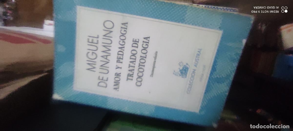 Libros de segunda mano: Unamuno. Amor y pedagog&iacute;a/ Tratado de cocotolog&iacute;a. Austral