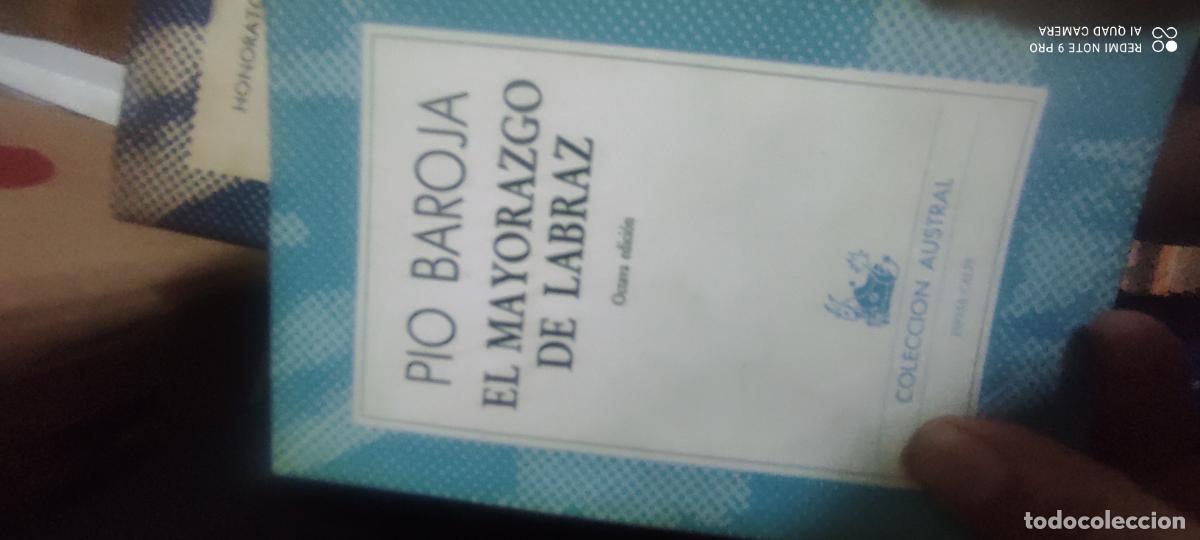 Libros de segunda mano: Baroja. El mayorazgo de Labraz. Austral