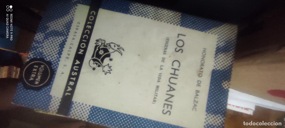 Libros de segunda mano: Balzac. Los chuanes. Austral