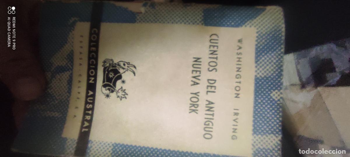 Libros de segunda mano: Irving. Cuentos del Antiguo Nueva York. Austral