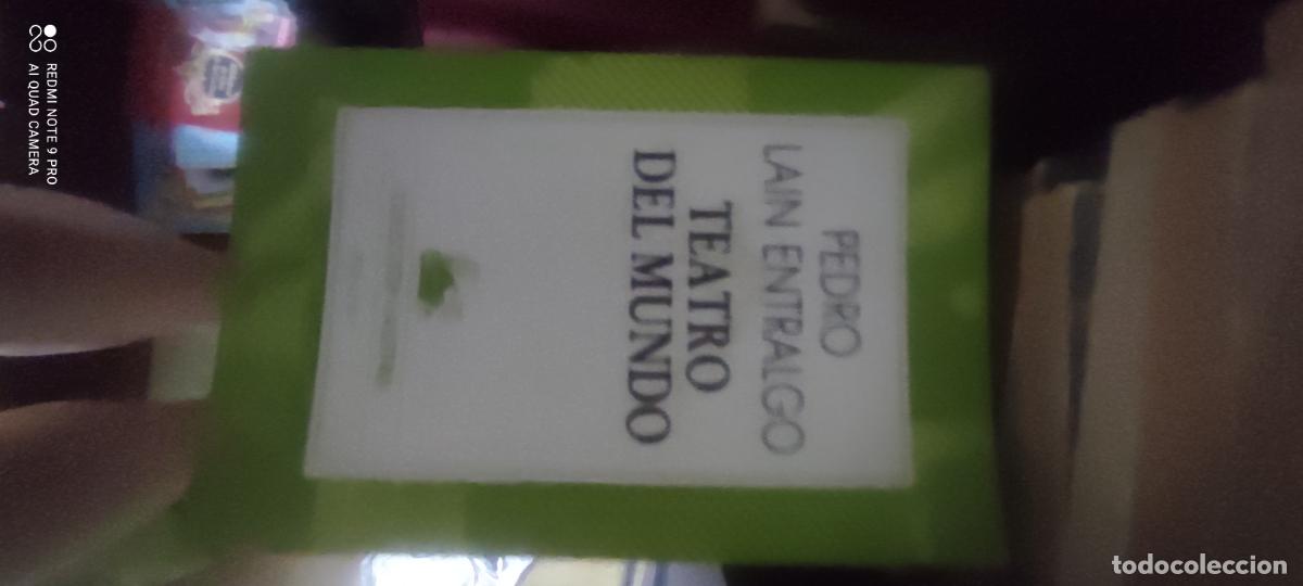 Libros de segunda mano: La&iacute;n Entralgo. Teatro del mundo. Austral