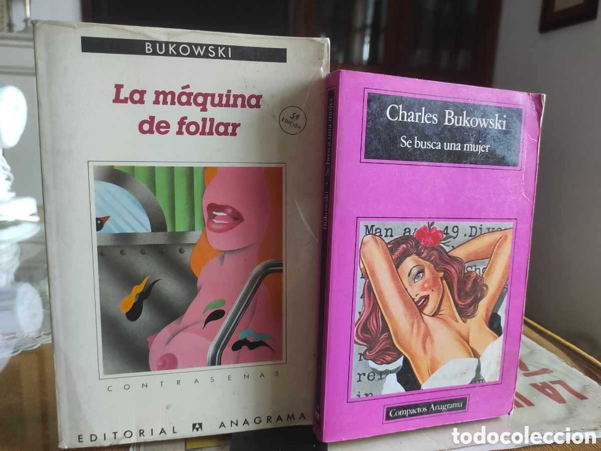 Libros de segunda mano: La maquina de follar y Se busca una mujer - Bukowski, Charles