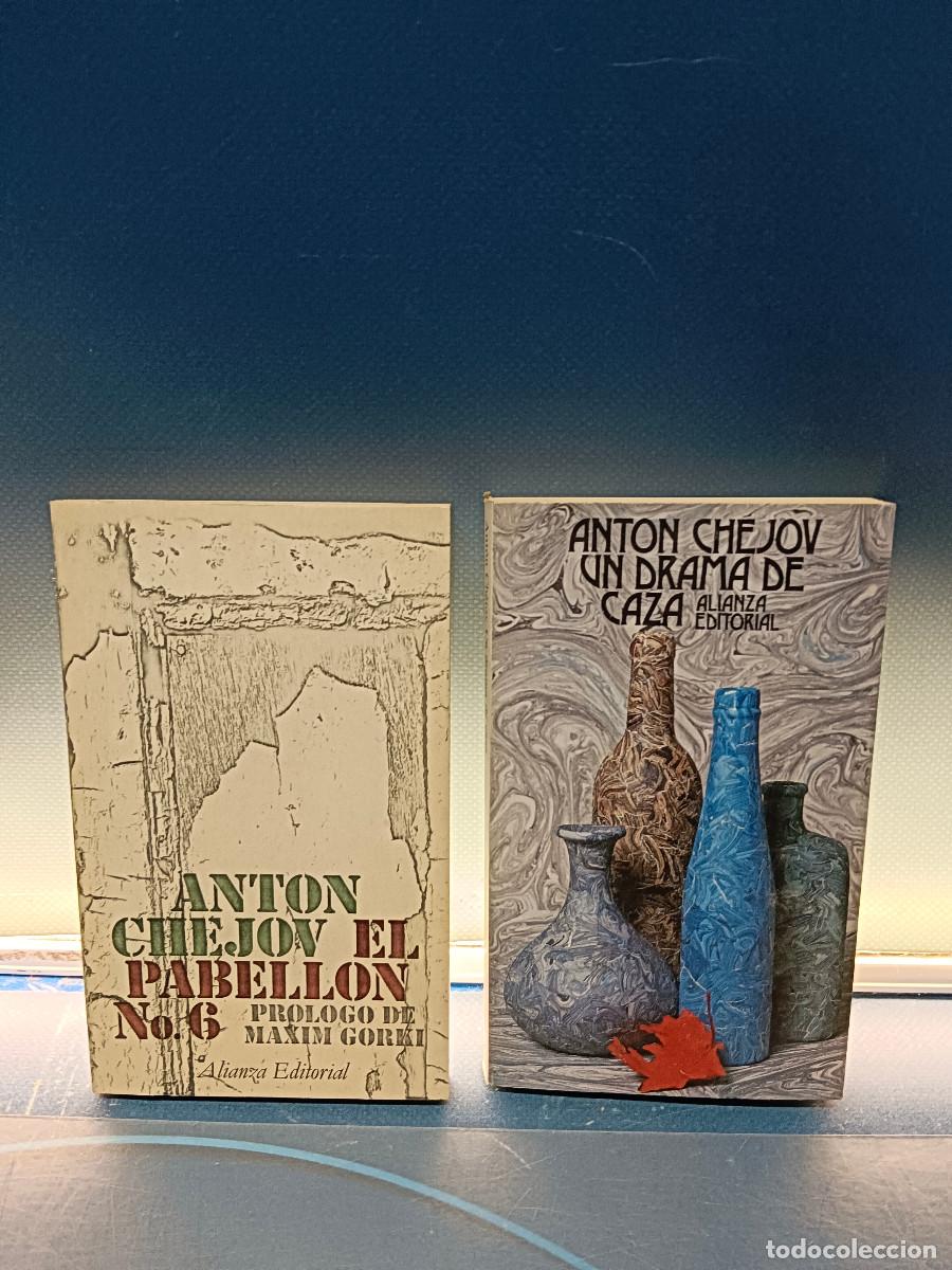 Libros de segunda mano: 2 libros Anton Chejov, El pabellon n&ordm; 6 y Un drama de caza