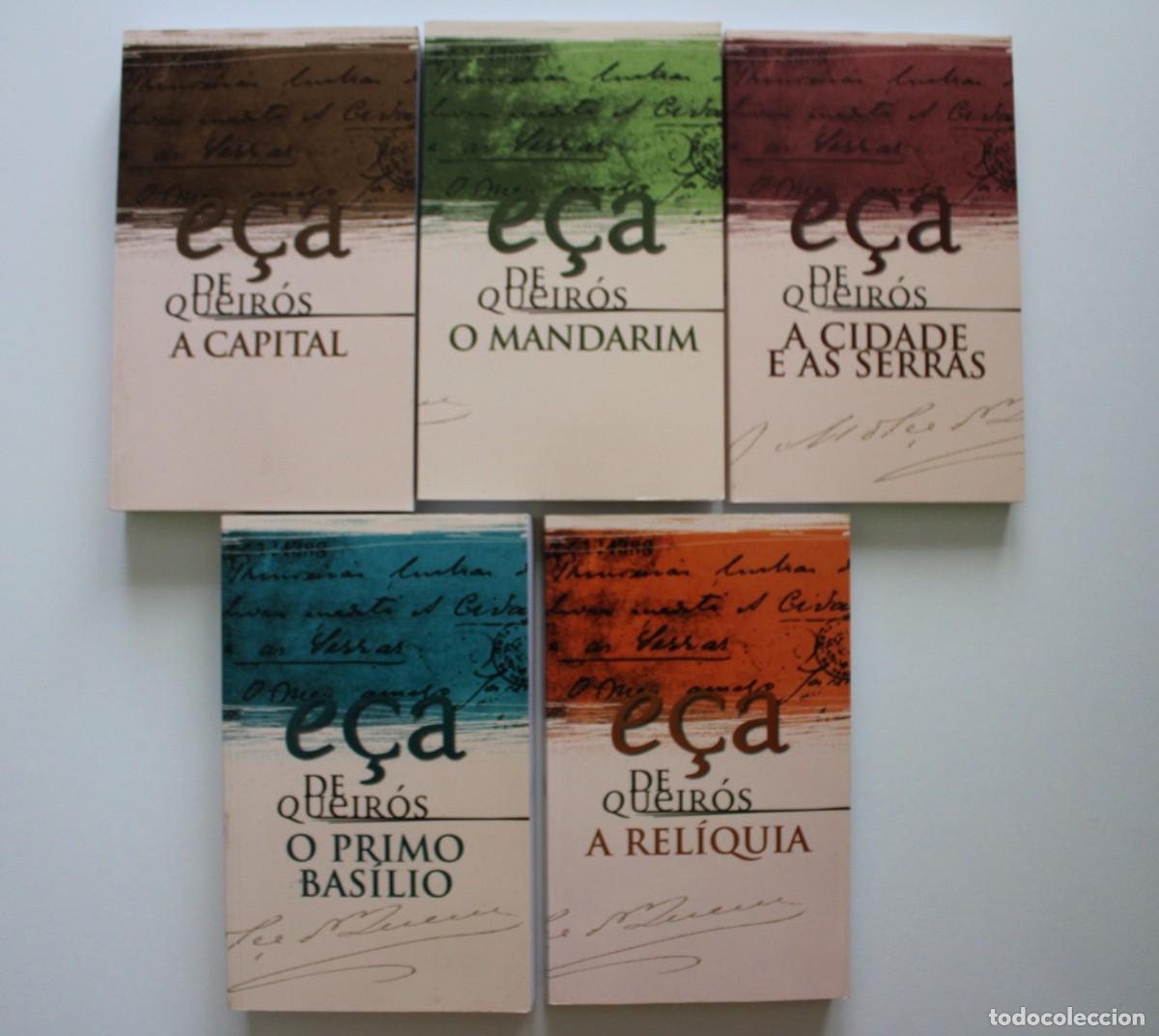 Libros de segunda mano: E&ccedil;a de Queir&oacute;s - A cidade e as serras O primo Bas&iacute;lio A rel&iacute;quia A capital O mandarim Romances
