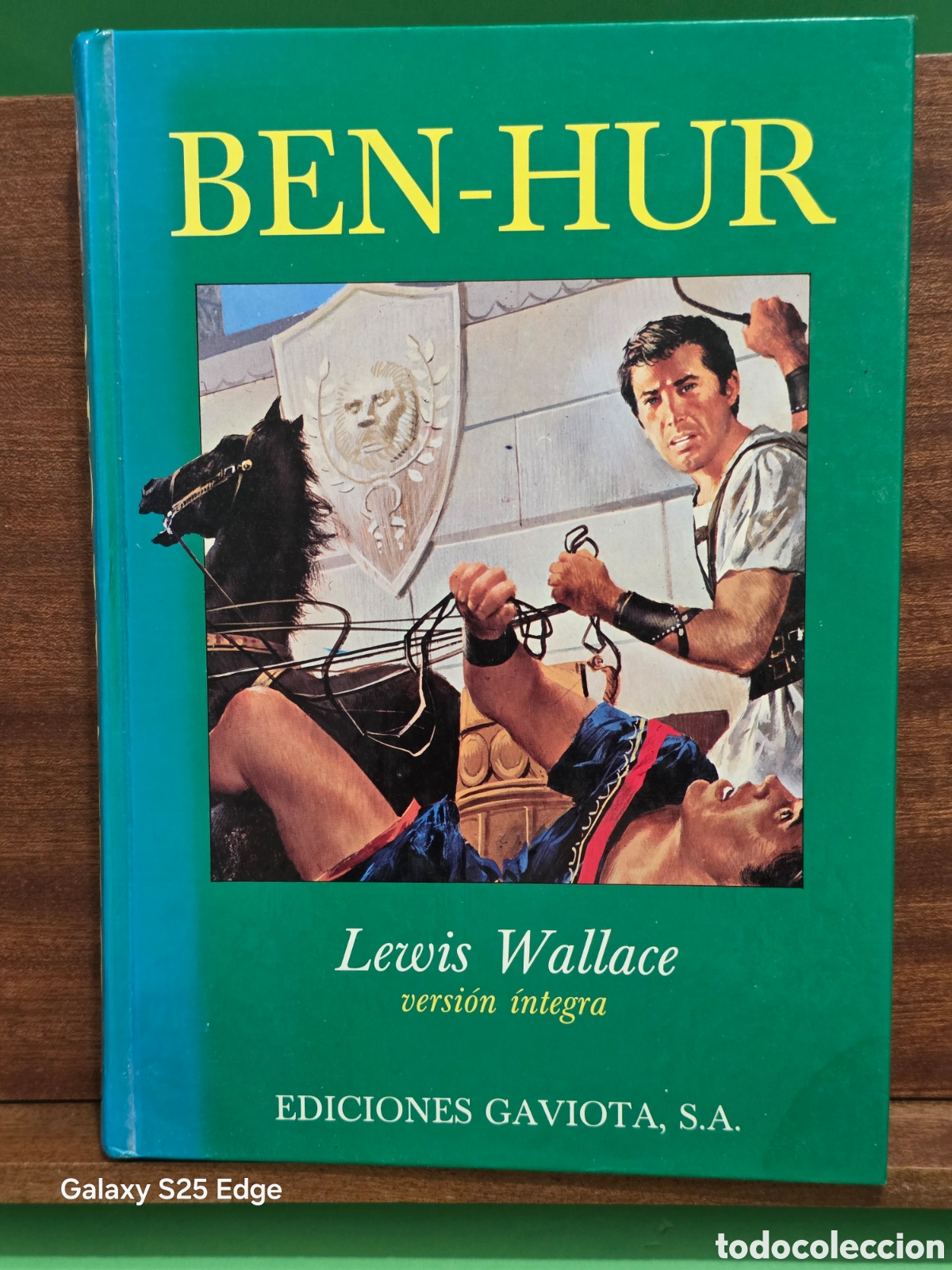 Libros de segunda mano: LEWIS WALLACE...&rdquo;&rdquo;BEN-HUR&rdquo;&rdquo;...VERSI&Oacute;N INTEGRA NO ADAPTADA NI ABREVIADA...EDICIONES GAVIOTA...1990...