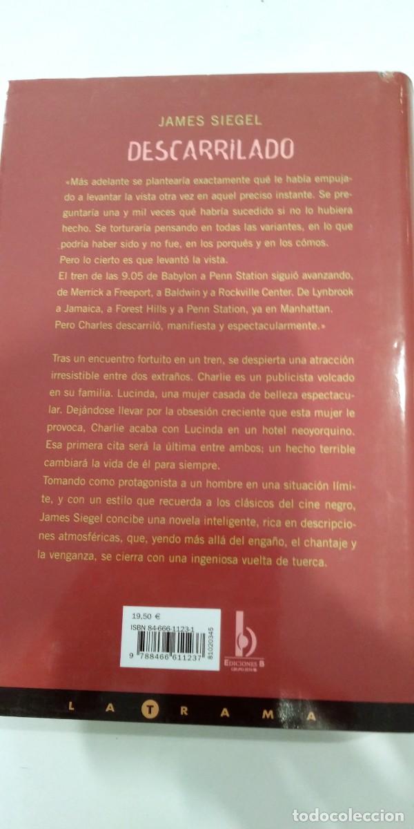 Libros de segunda mano: Descarrilado James Siegel - Foto 2