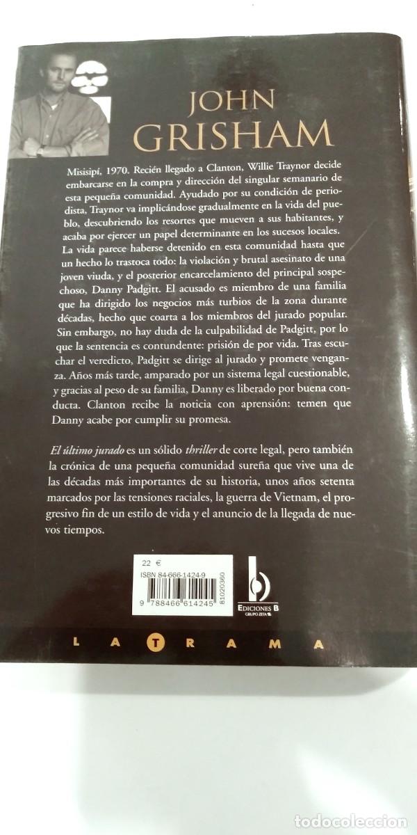 Libros de segunda mano: El &uacute;ltimo jurado John Grisham - Foto 2