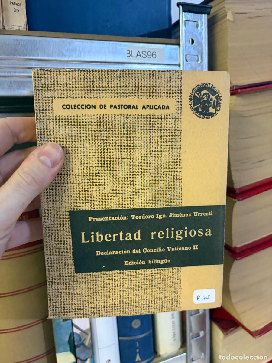 Libros de segunda mano: BLAS96 Libertad religiosa. Declaraci&oacute;n del Concilio Vaticano II (Edici&oacute;n biling&uuml;e) &ndash; Presentaci&oacute;n de