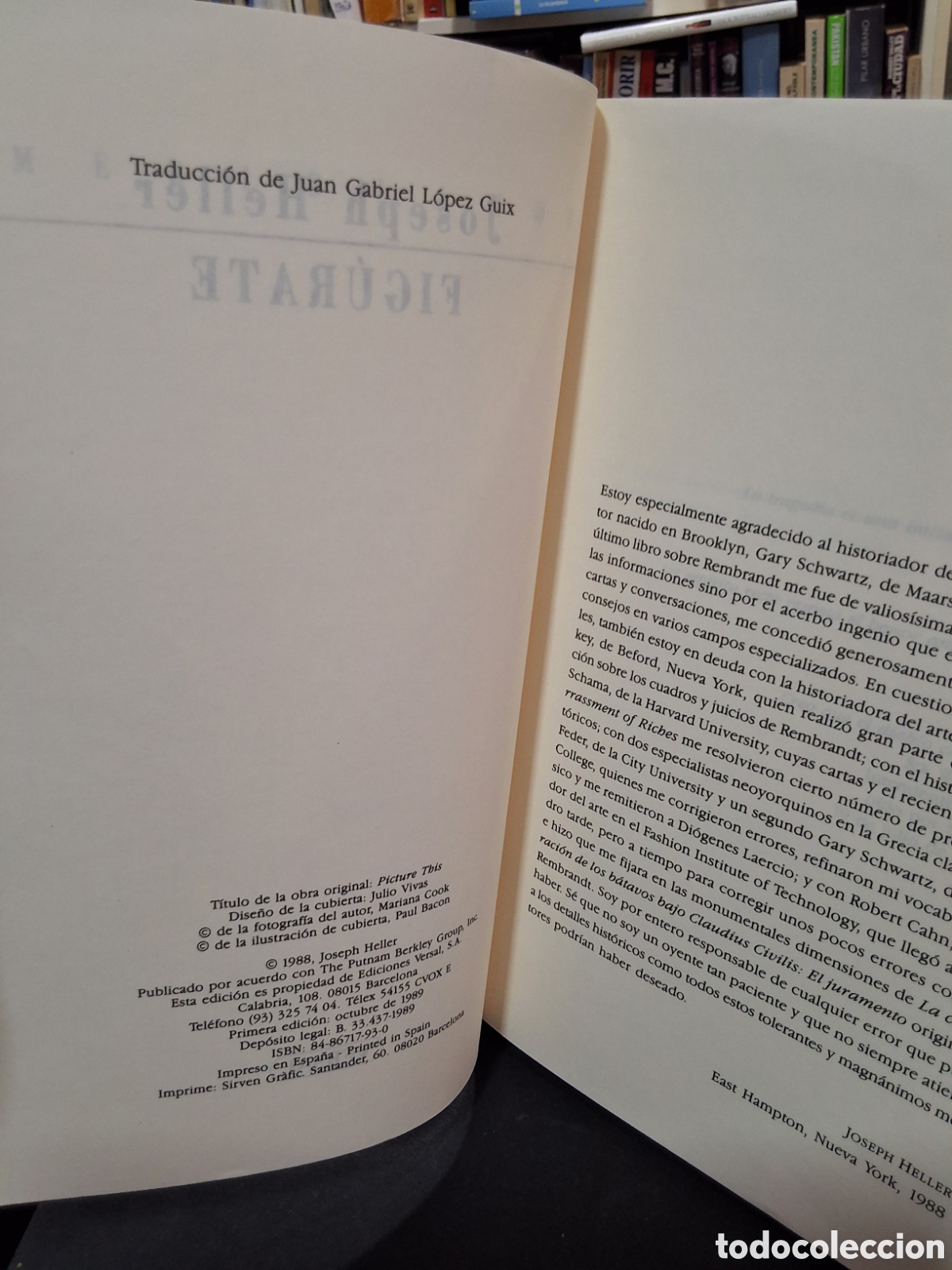 Libros de segunda mano: FIG&Uacute;RATE - JOSEPH HELLER - ENV&Iacute;O DESDE 1,95 &euro; - Foto 3