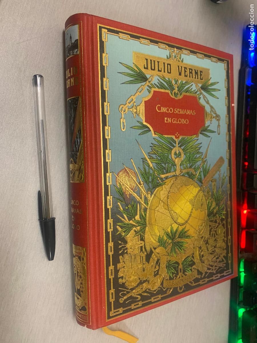 Libros de segunda mano: CINCO SEMANAS EN GLOBO - MART&Iacute;N PAZ / JULIO VERNE / RBA 2008
