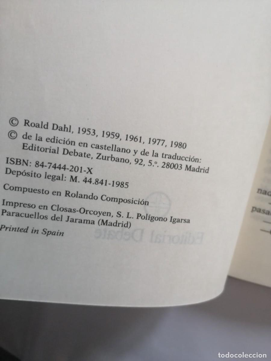 Libros de segunda mano: G&eacute;nesis y cat&aacute;strofe, Roald Dahl, Editorial Debate - Foto 5