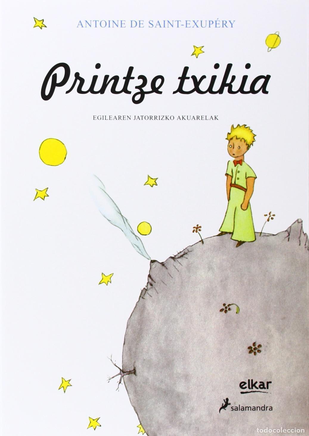 Libros de segunda mano: Printze txikia (azal biguna). - De Saint-Exup&eacute;ry, Antoine.
