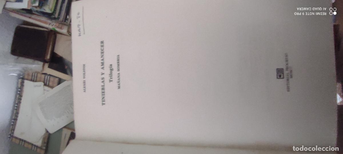 Libros de segunda mano: TINIEBLAS Y AMANECER, ALEXEI TOLSTOI, ED. PROGRESO